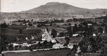 Abergavenny and Holy Mountain Postcard Front