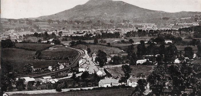 Abergavenny and Holy Mountain Postcard Front