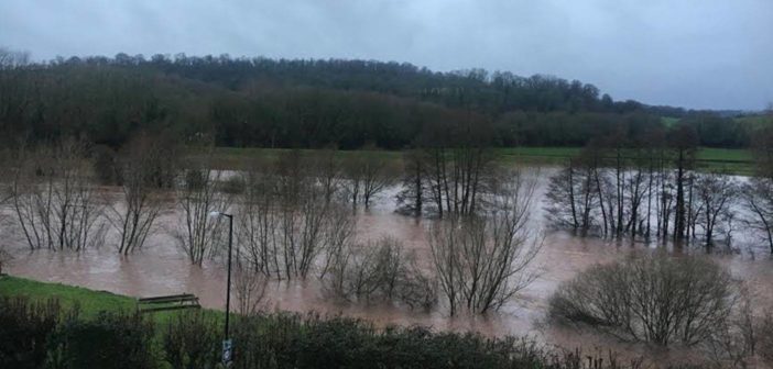 Storm Dennis Brings Unprecedented Water Levels to Monmouthshire